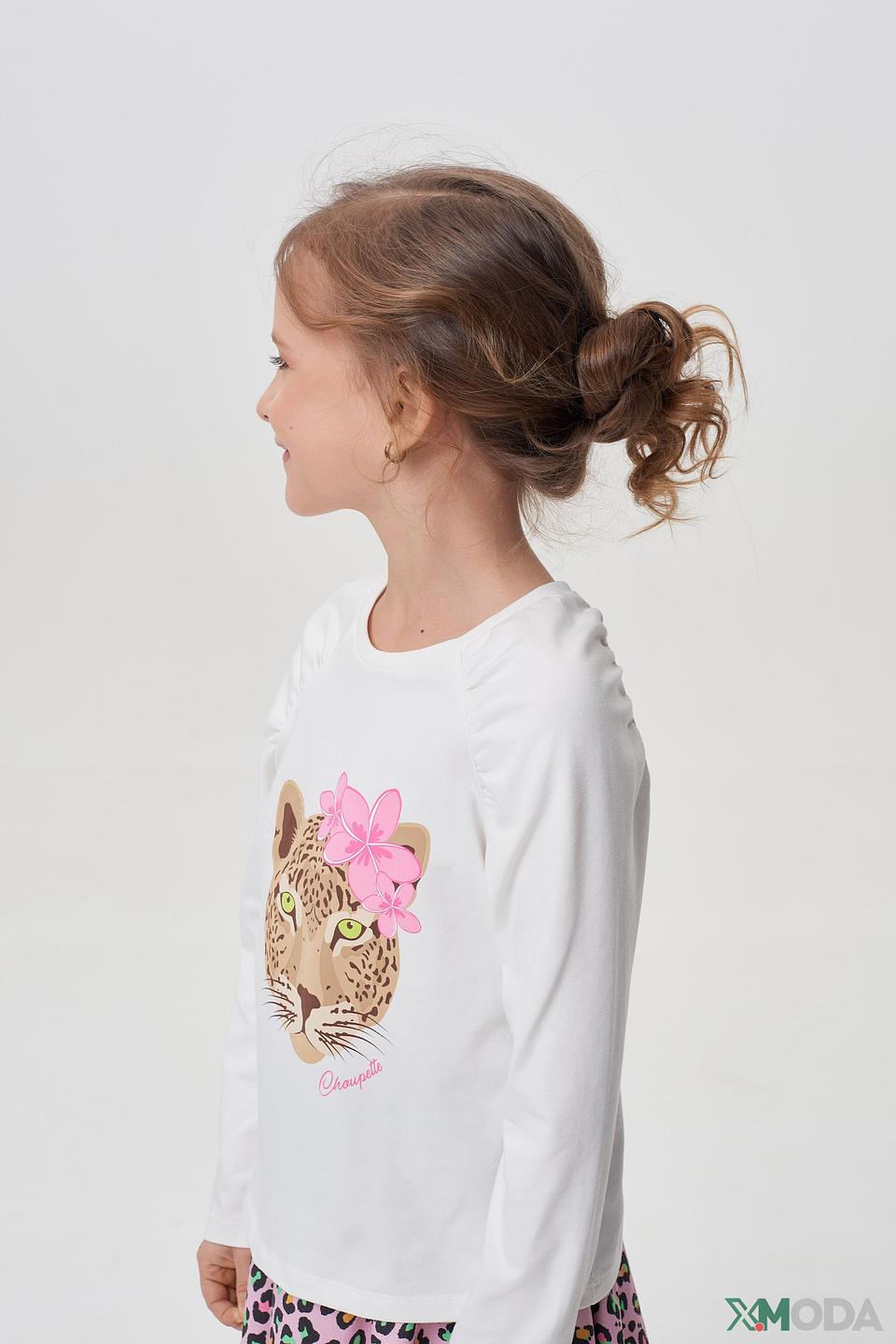Лонгслив Choupette дев. с леопардом