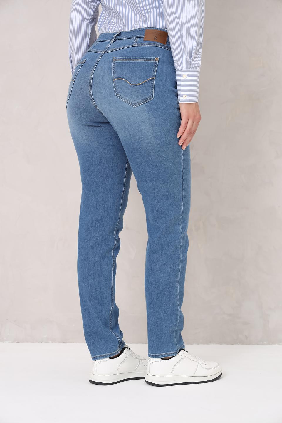Джинсы Gardeur голубые прямые