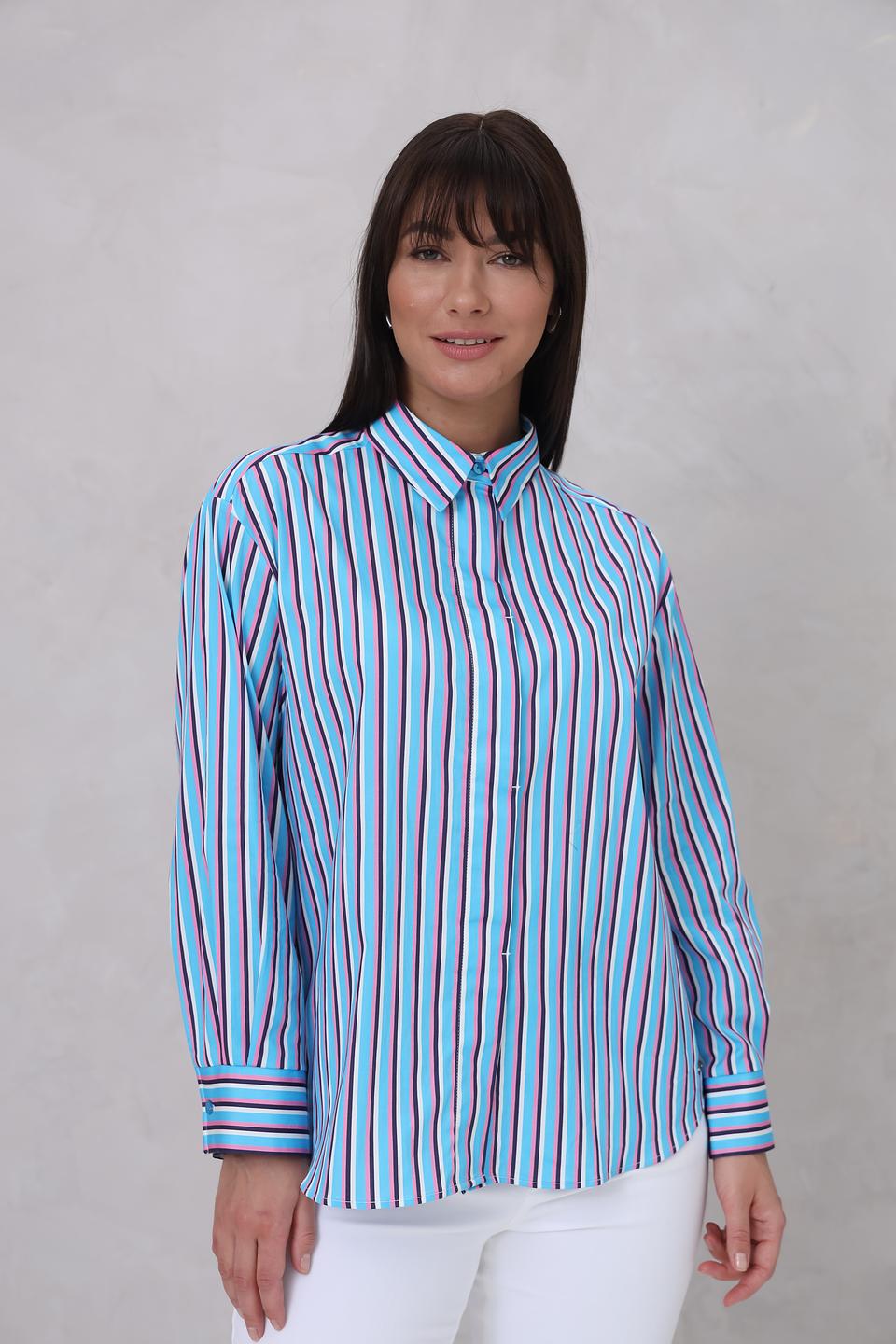 Рубашка Bugatti в полоску