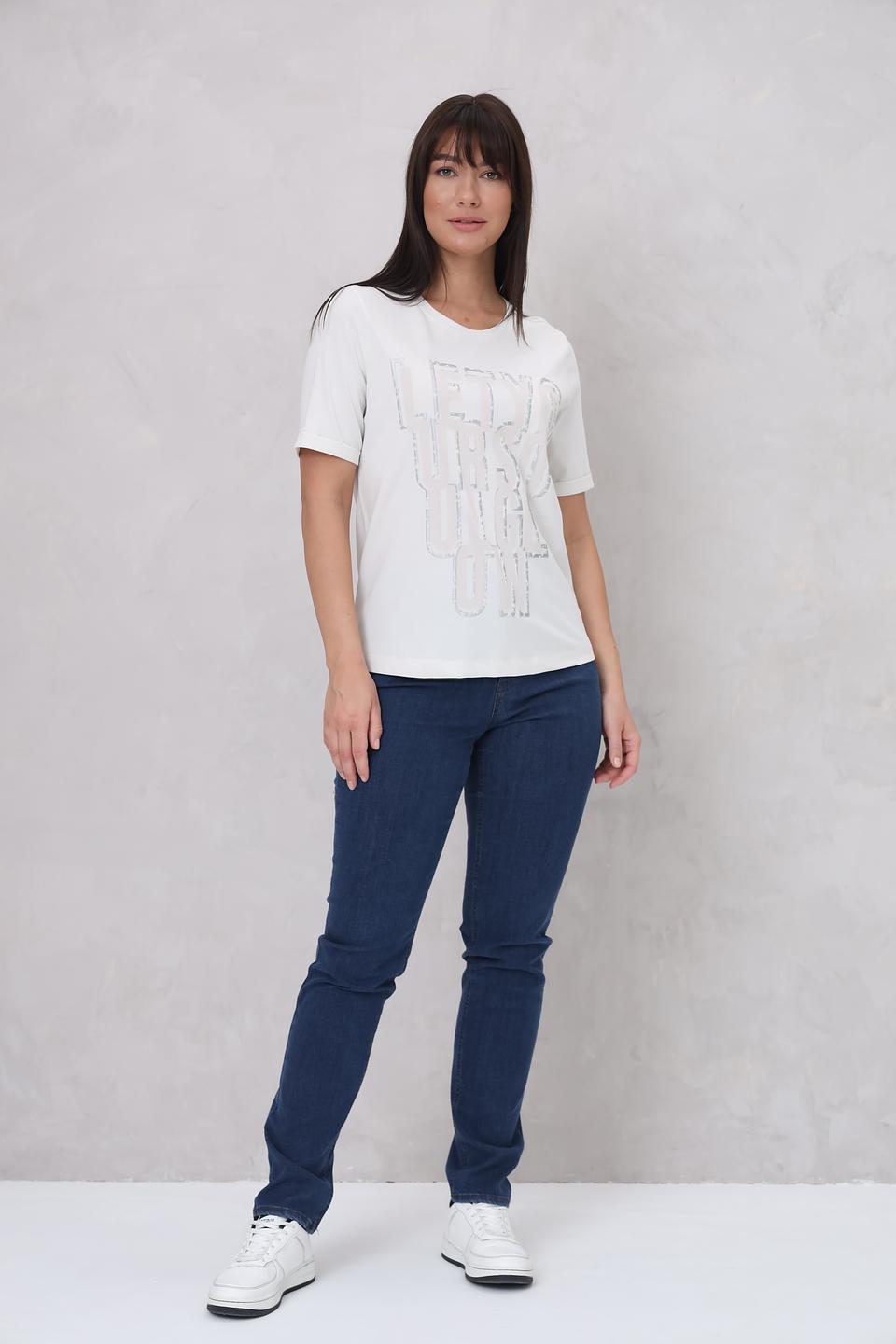 Футболка Lecomte с принтом