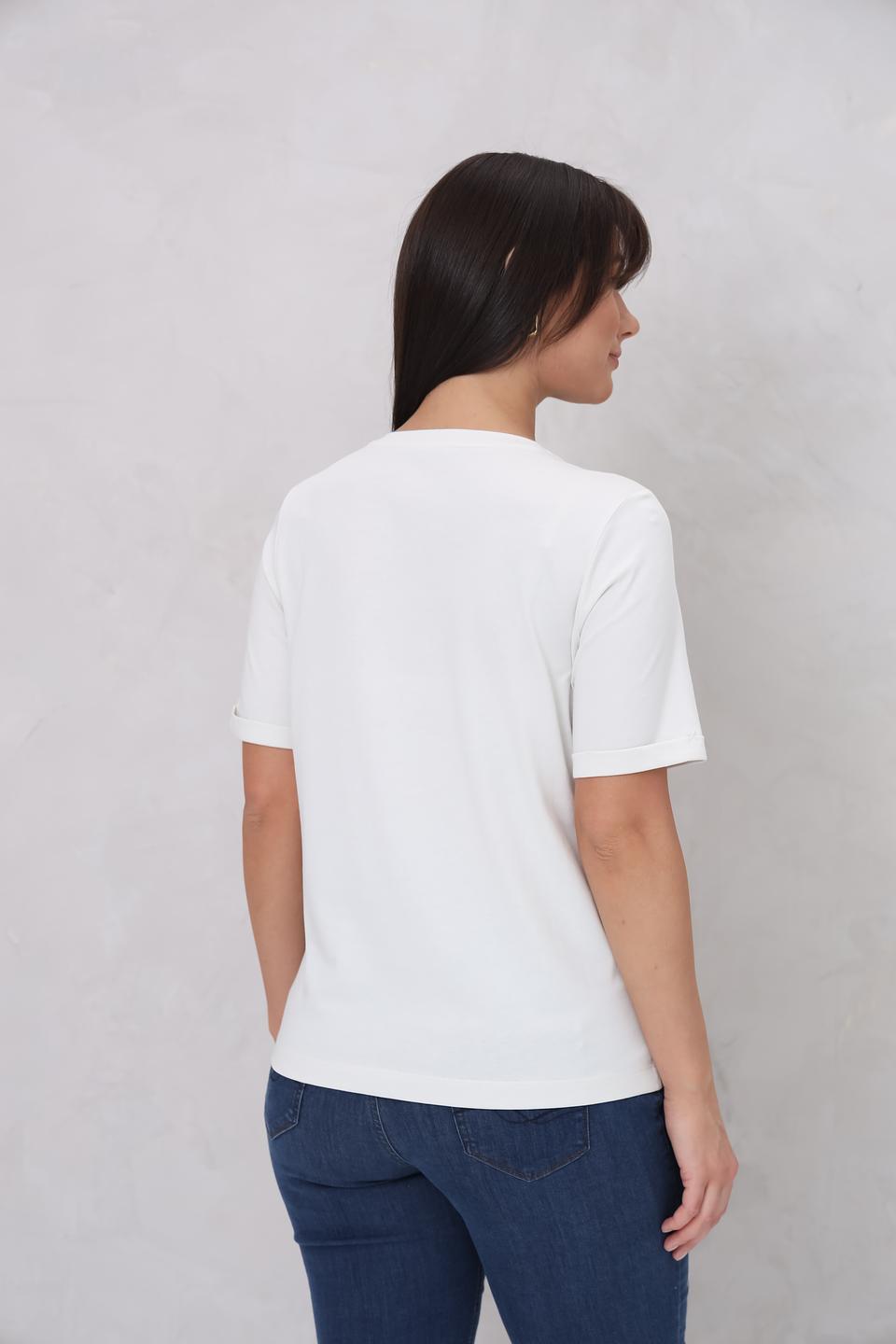 Футболка Lecomte с принтом