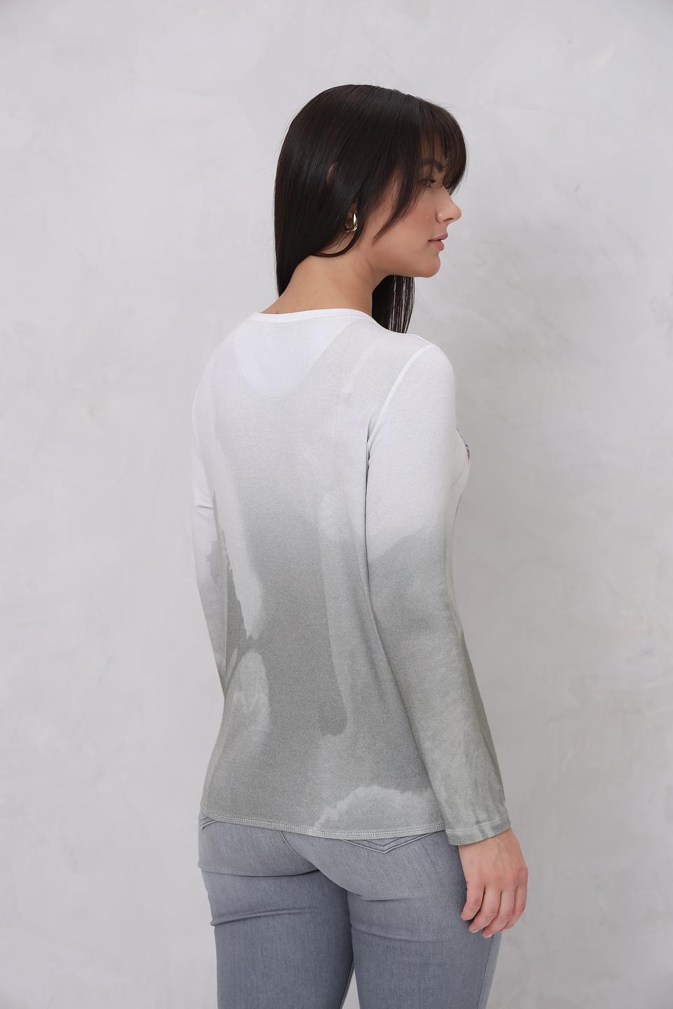 Пуловер Lecomte с тропическим принтом