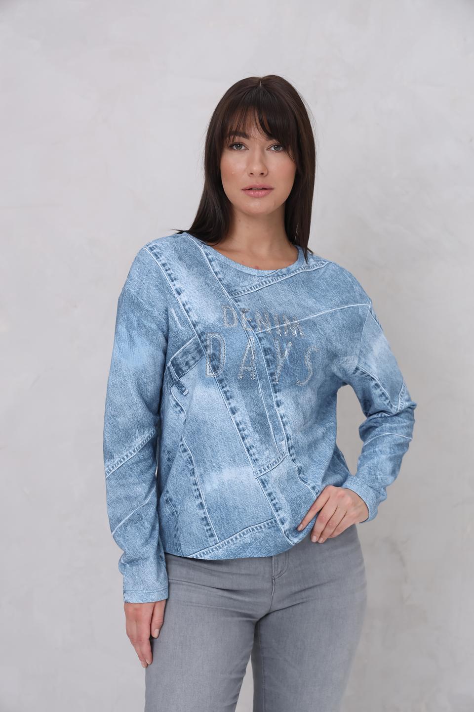 Пуловер Monari деним