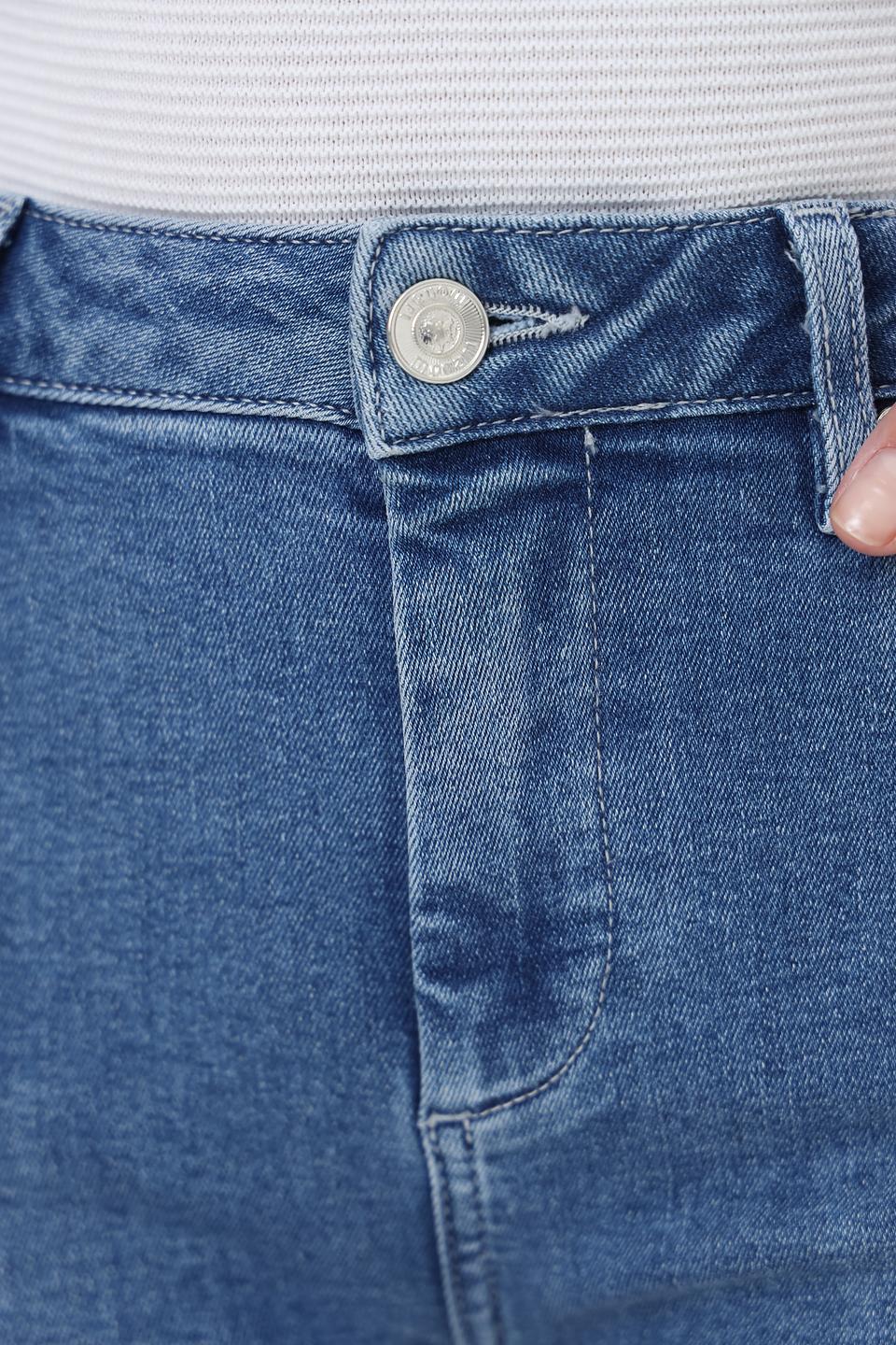 Джинсы Monari с аппликациями голубые