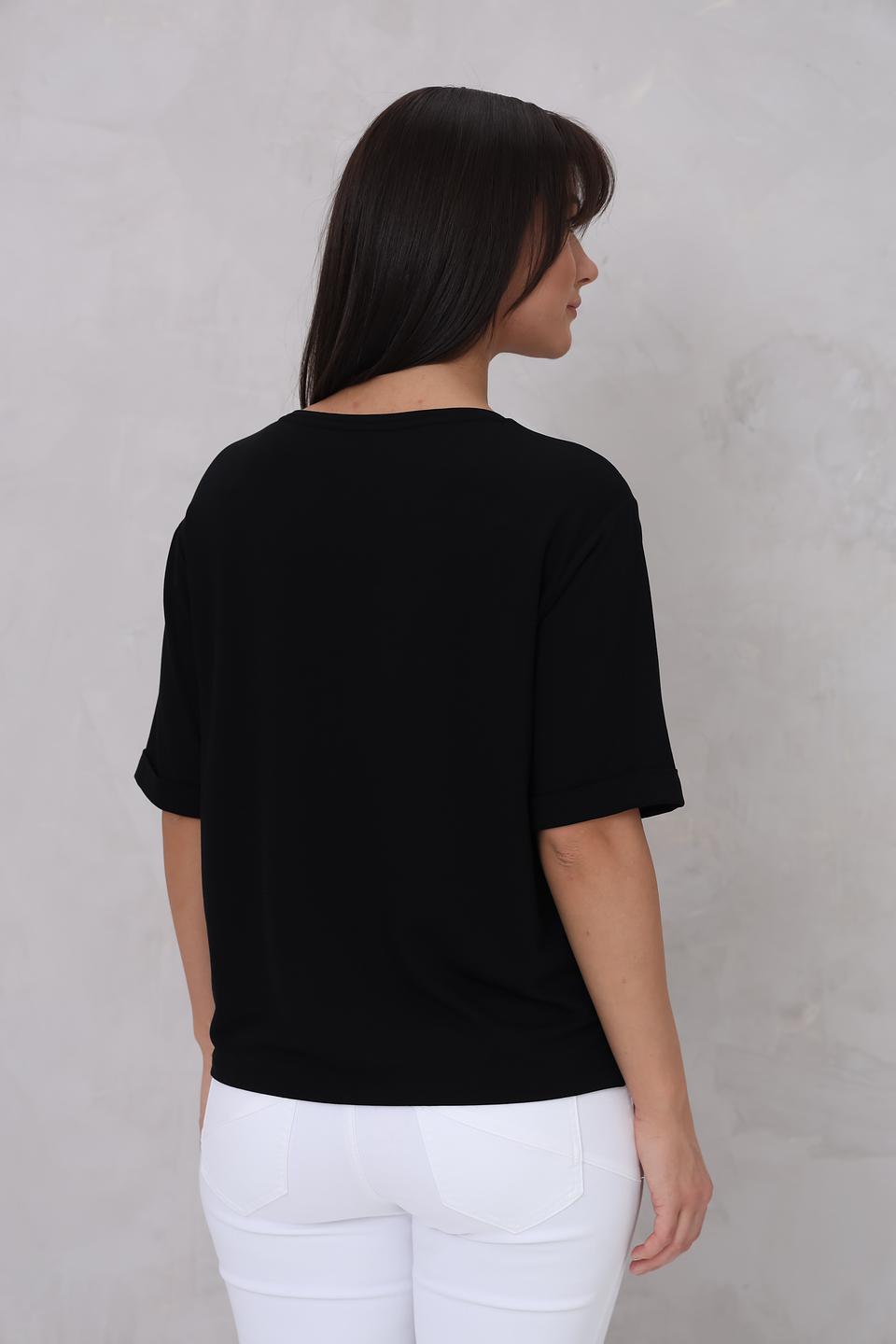 Футболка Monari с логотипом MW чёрная