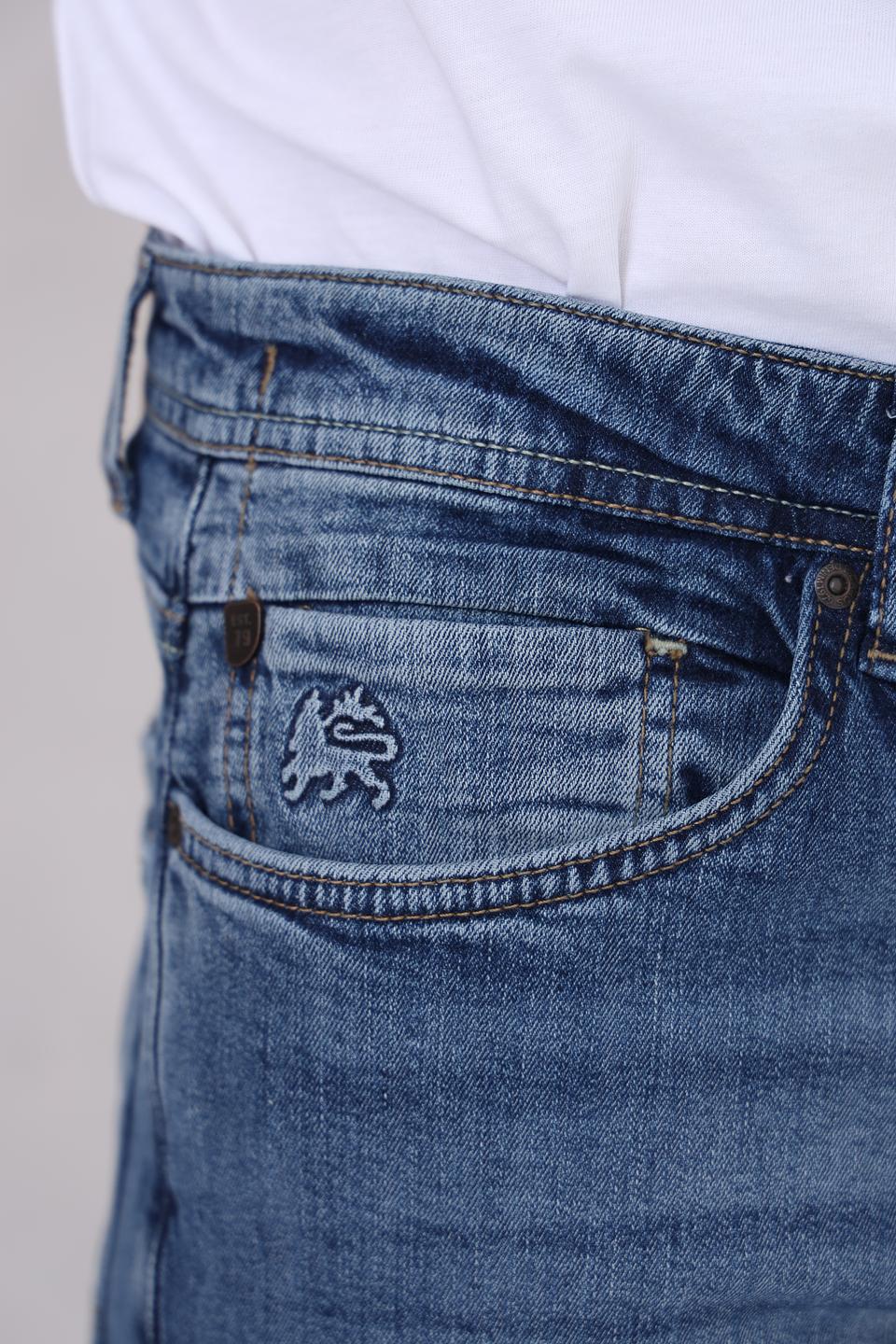 Джинсы Lerros потертые синие