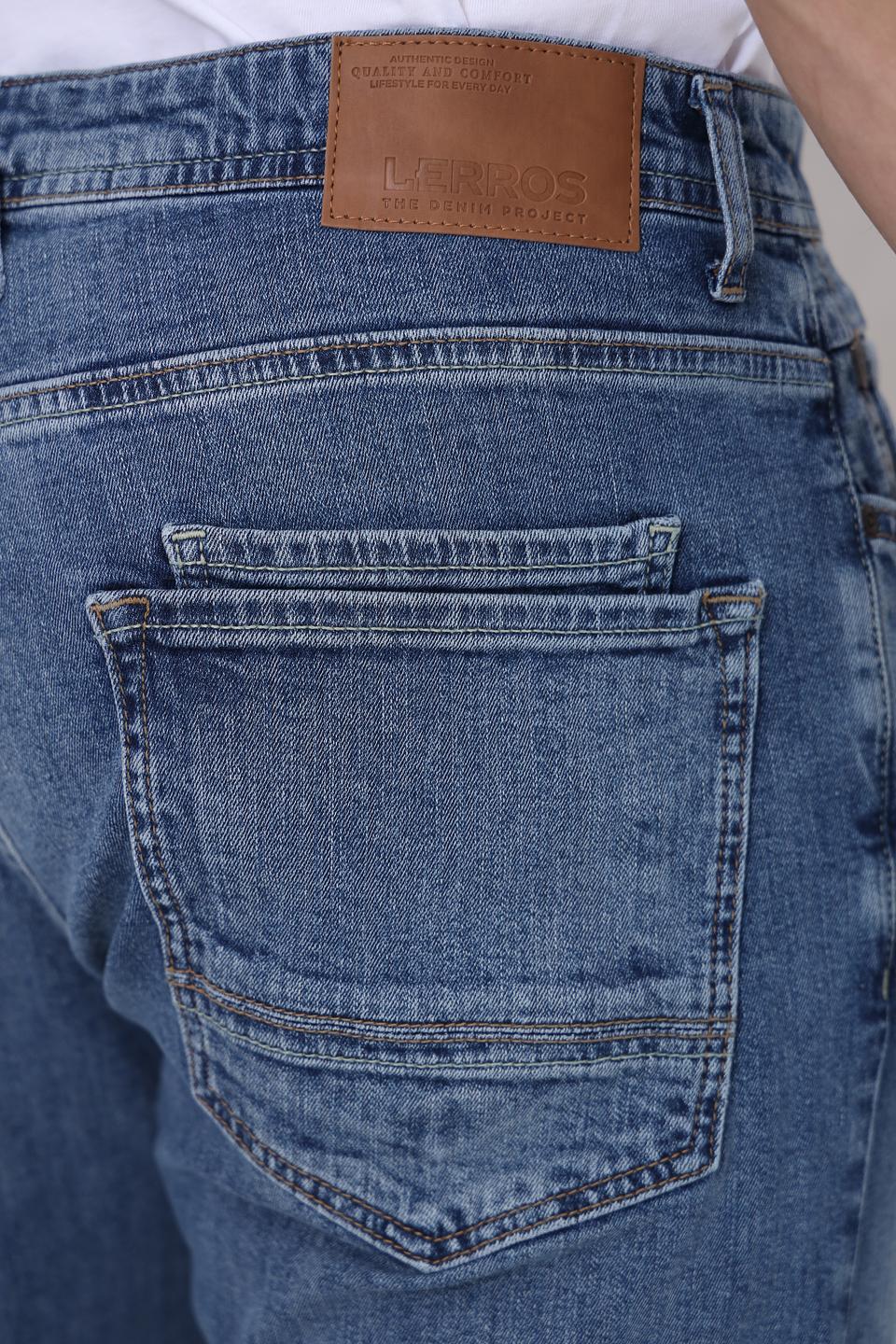 Джинсы Lerros потертые синие