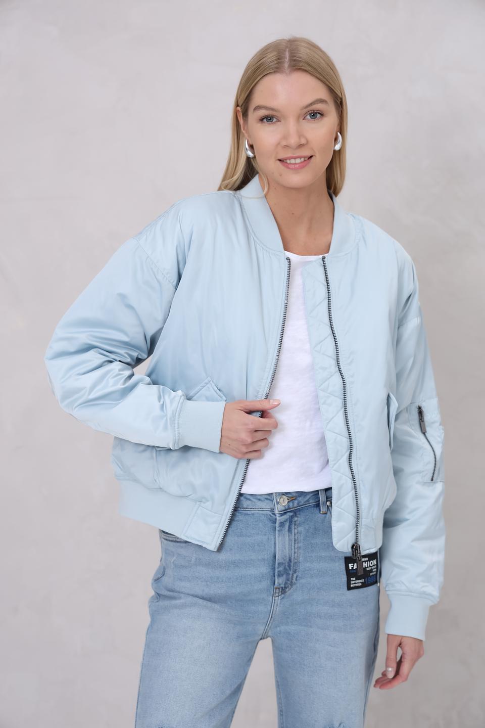 Куртка Broadway бомбер голубой