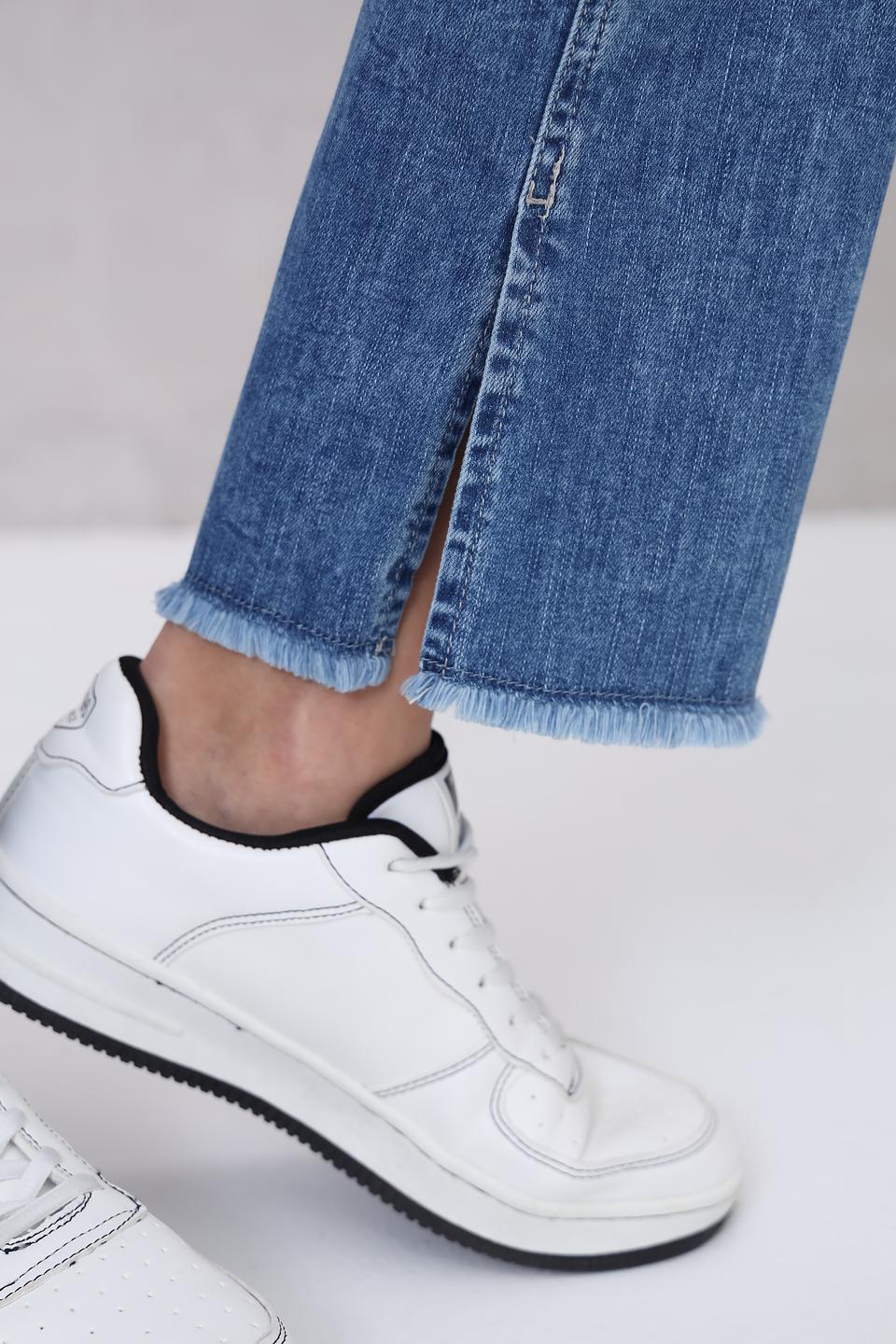 Джинсы Angels с потертостями голубые