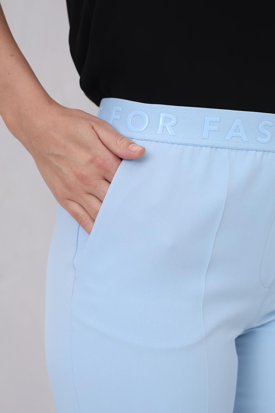 Брюки классические Marc Aurel голубые