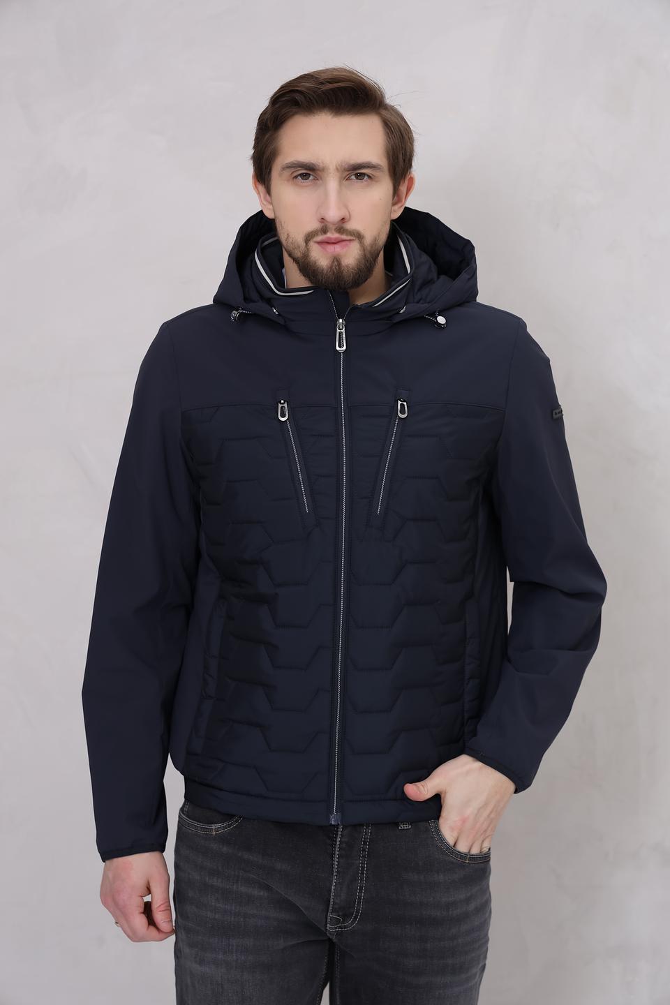 Куртка Bugatti стеганая синяя