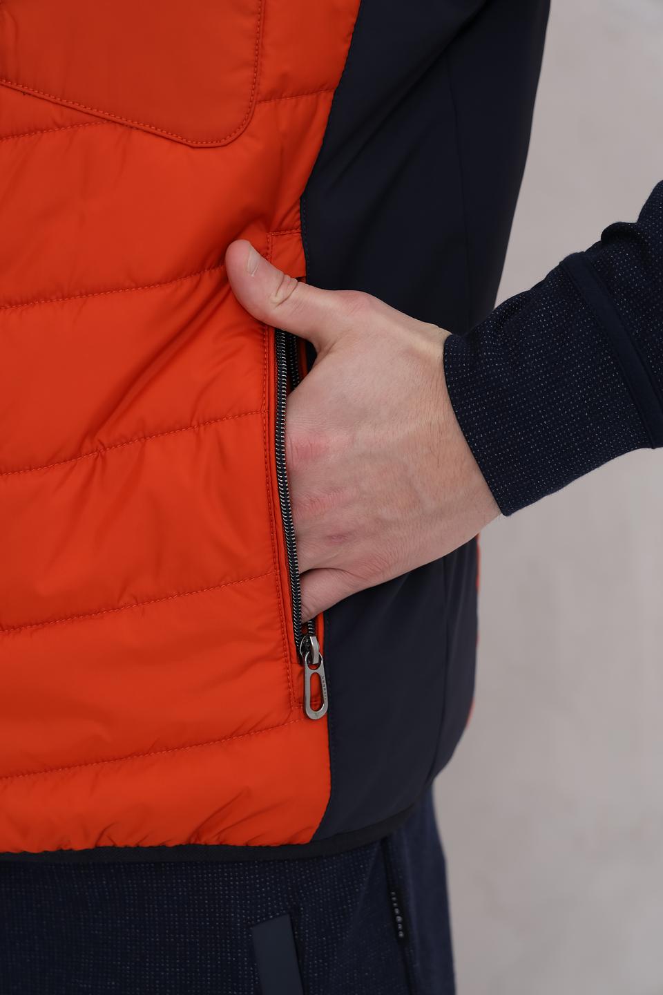 Жилет Bugatti стеганый оранжевый