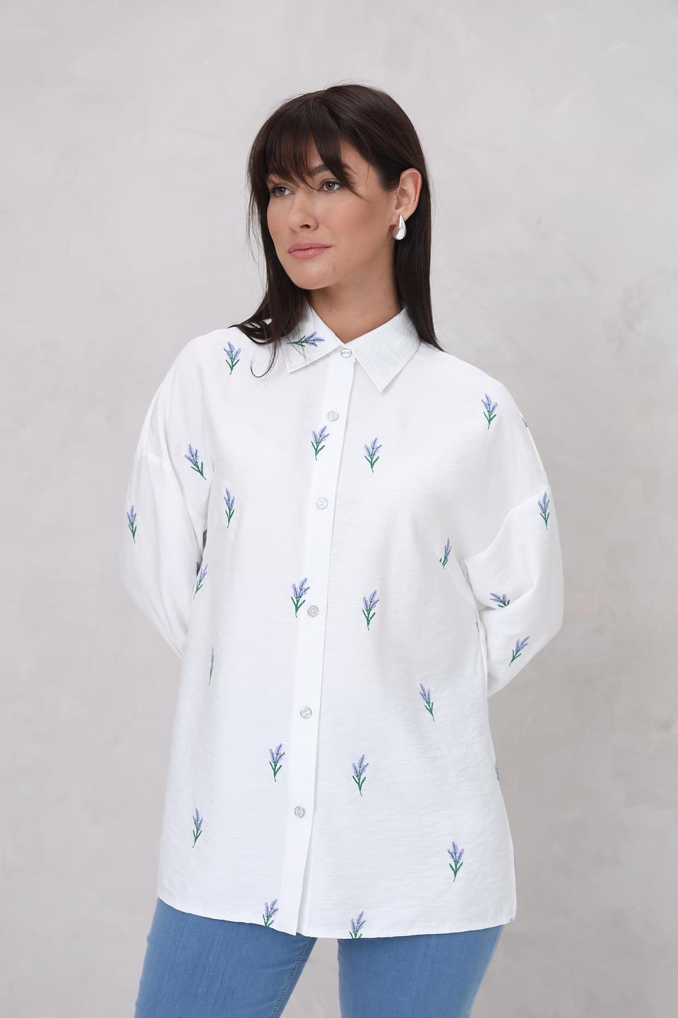 Рубашка Beatris с вышивкой