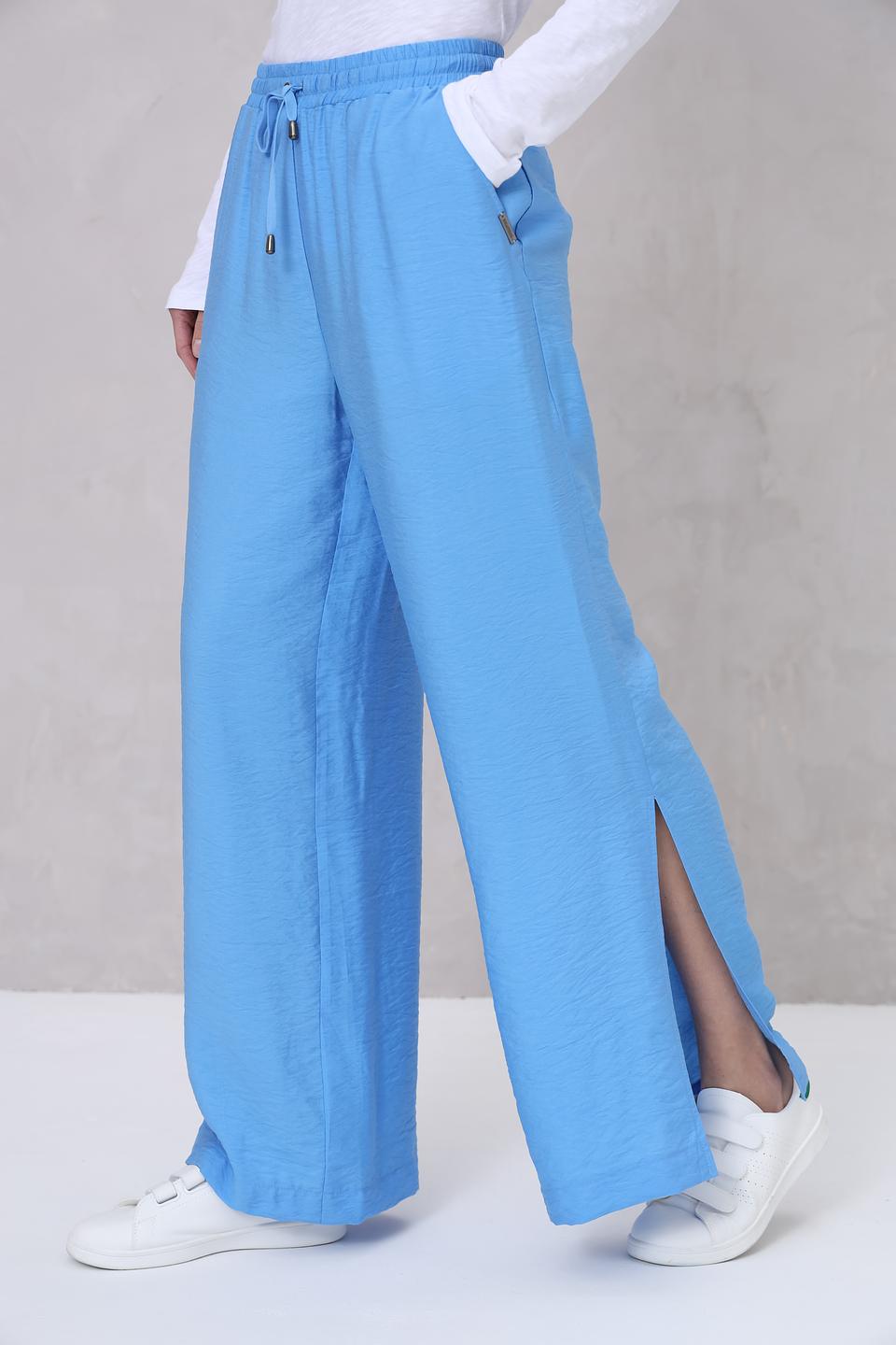 Брюки палаццо Beatris голубые