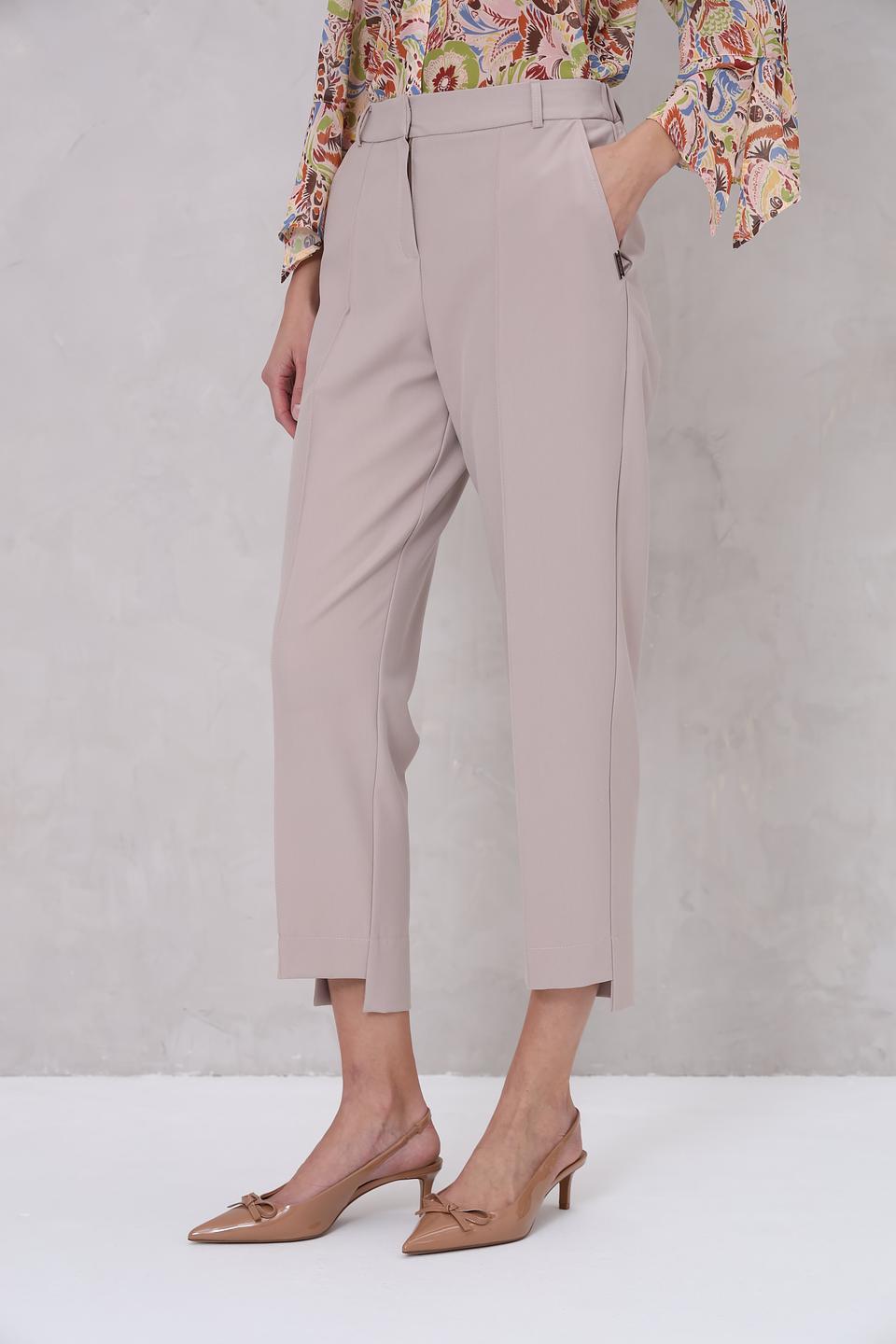 Брюки Beatris кюлоты бежевые