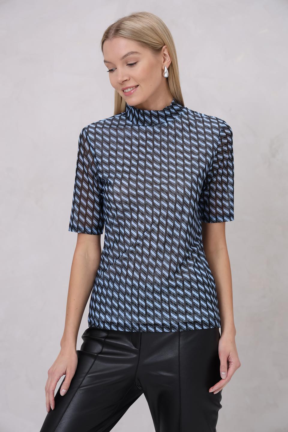 Блуза Marc Aurel с геометрическим принтом