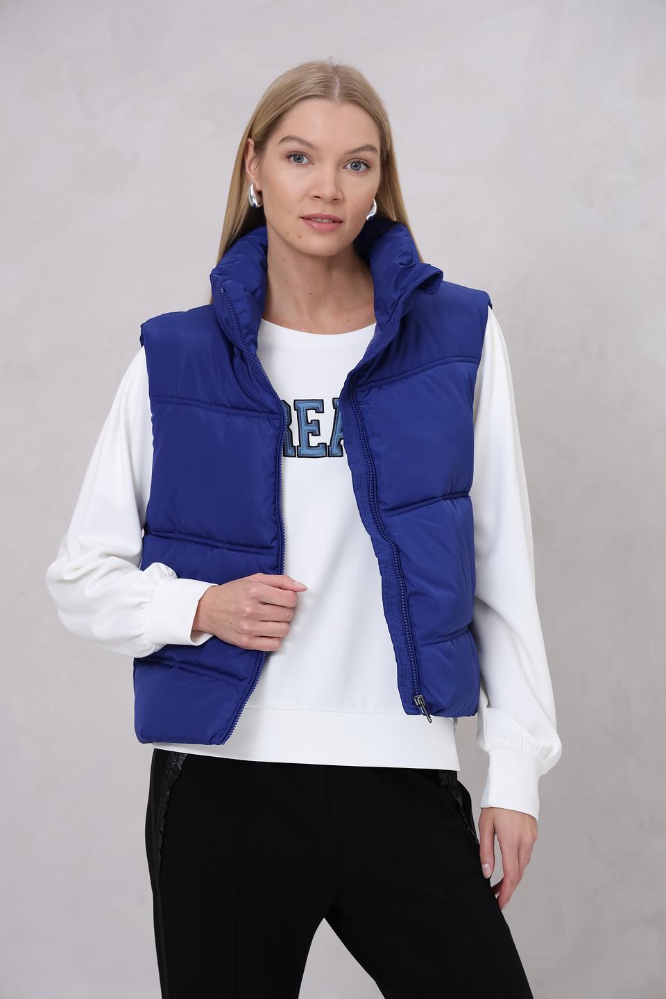 Жилет Cinque стеганый синий