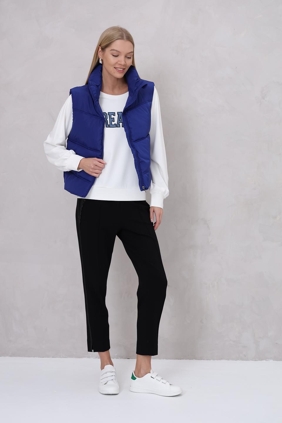 Жилет Cinque стеганый синий