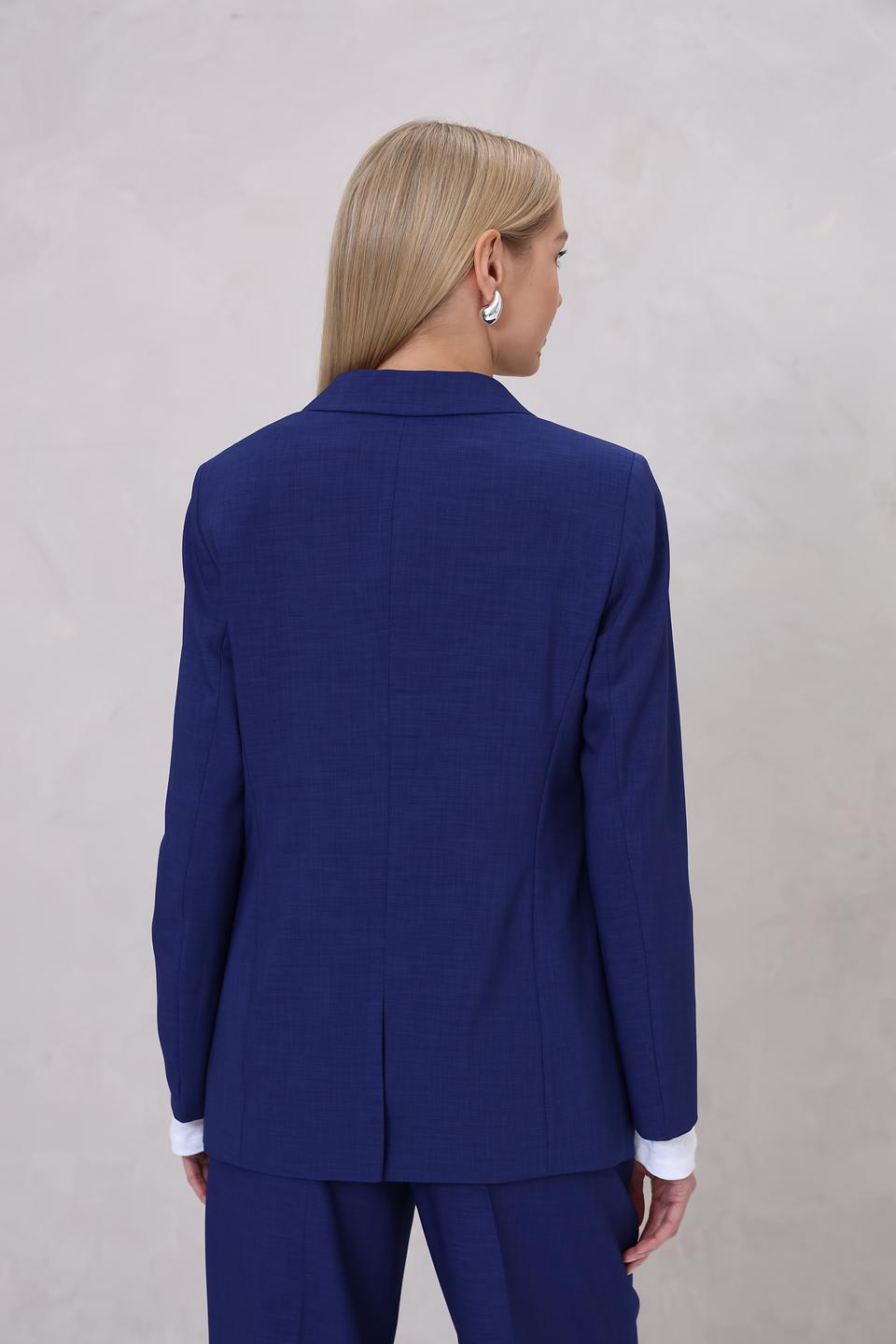 Жакет Cinque синий приталенный