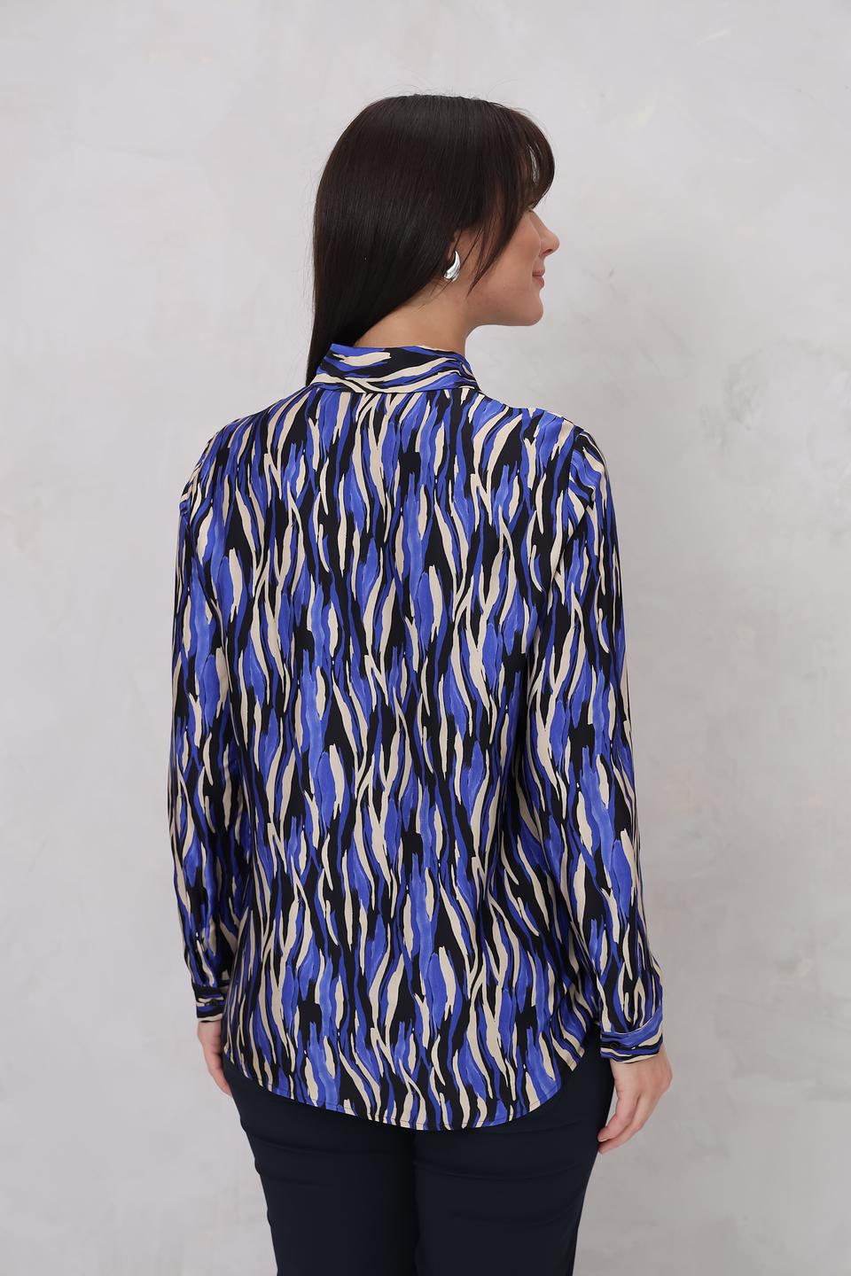 Рубашка Cinque с абстрактным принтом