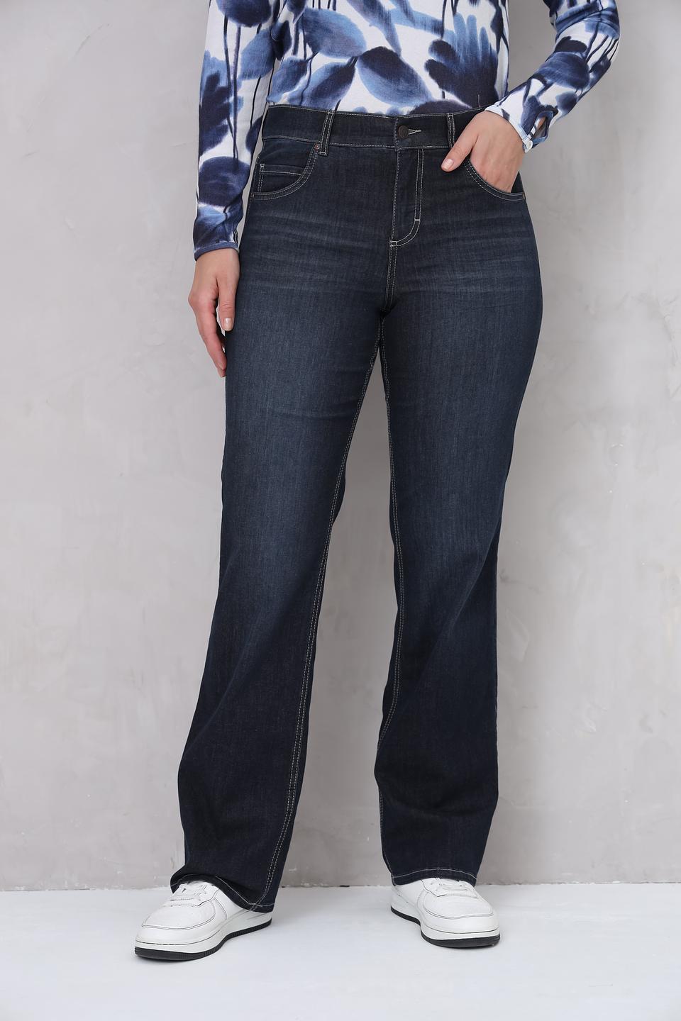 Джинсы клеш Angels тёмно-синие