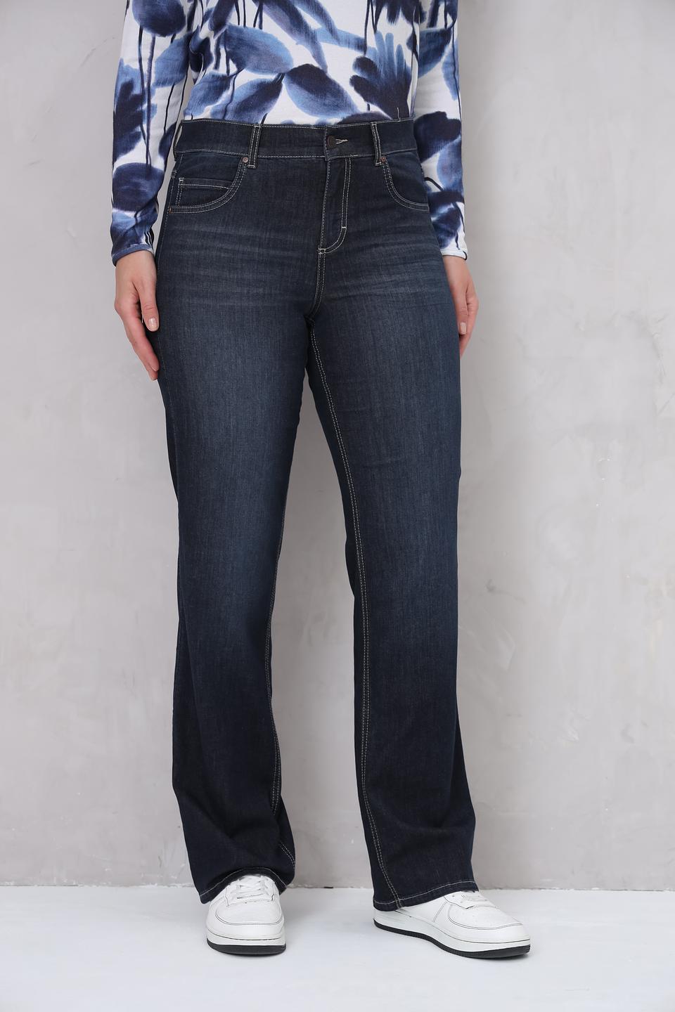 Джинсы клеш Angels тёмно-синие