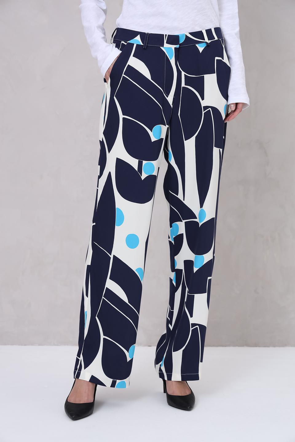 Брюки Bugatti с принтом