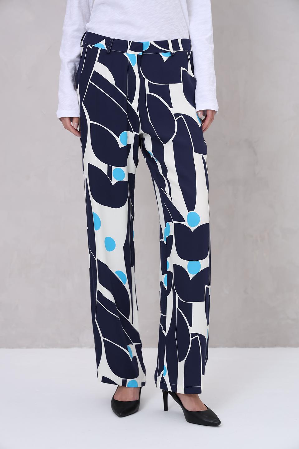 Брюки Bugatti с принтом