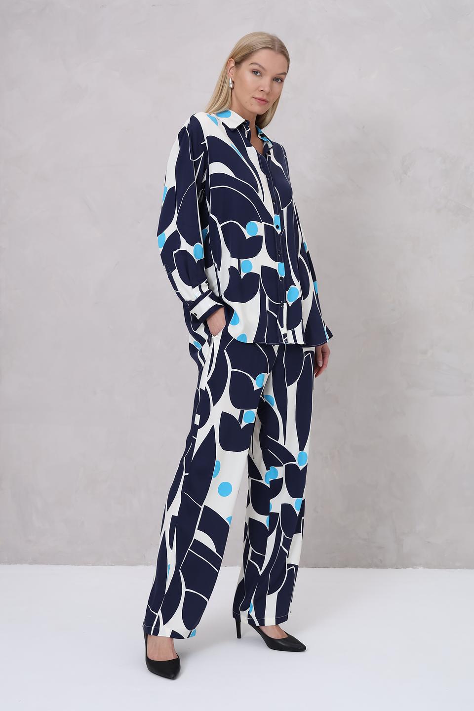 Рубашка Bugatti с принтом