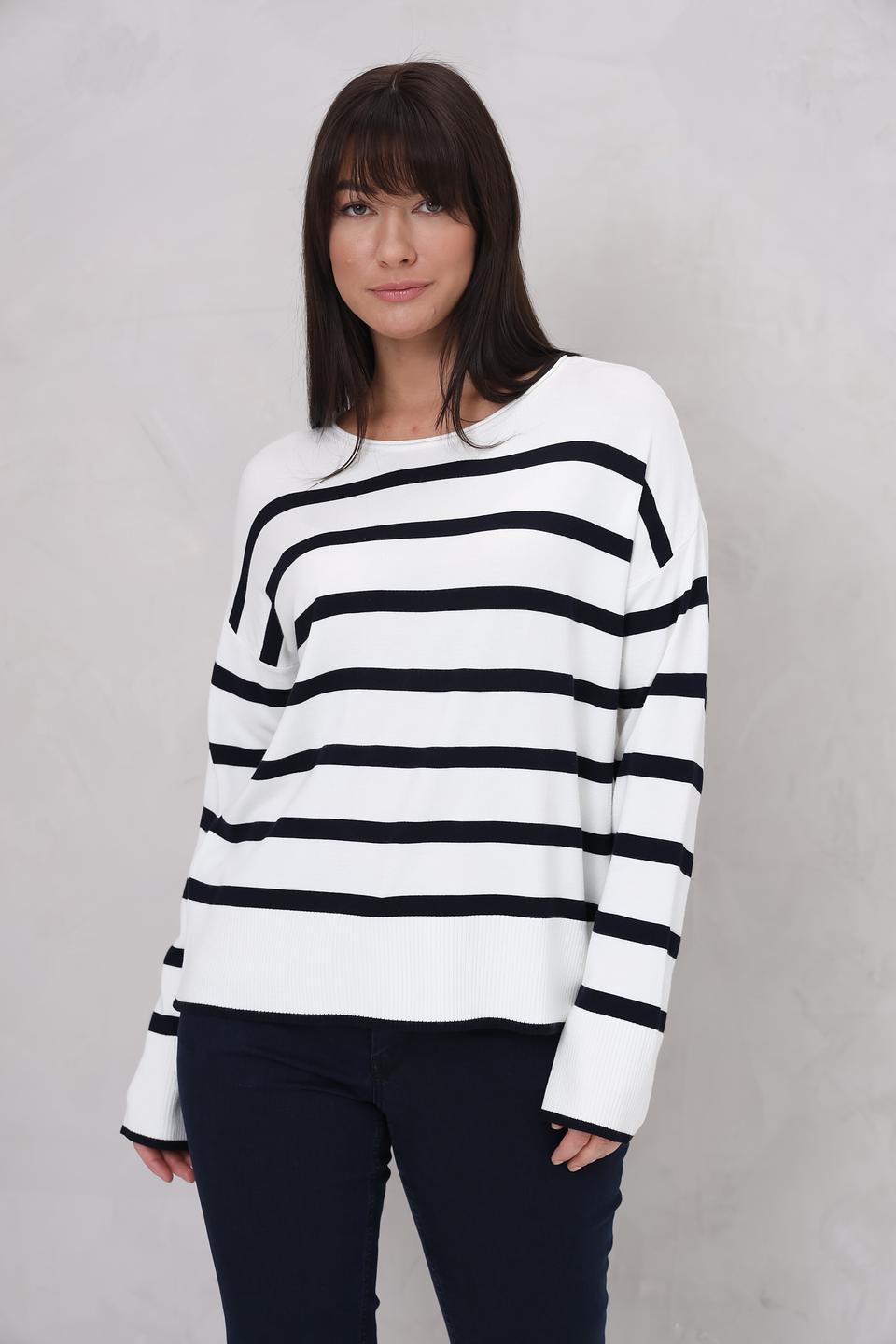 Пуловер Bugatti в полоску