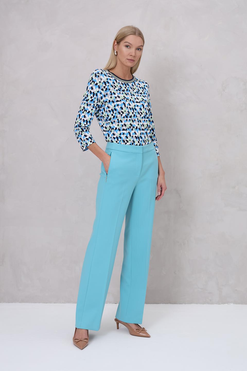 Брюки классические Marc Cain бирюзовые