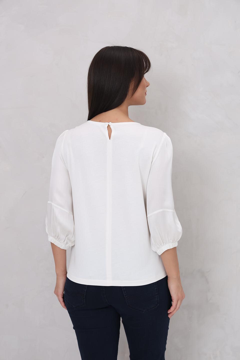 Блуза Lecomte с рукавами-фонариками