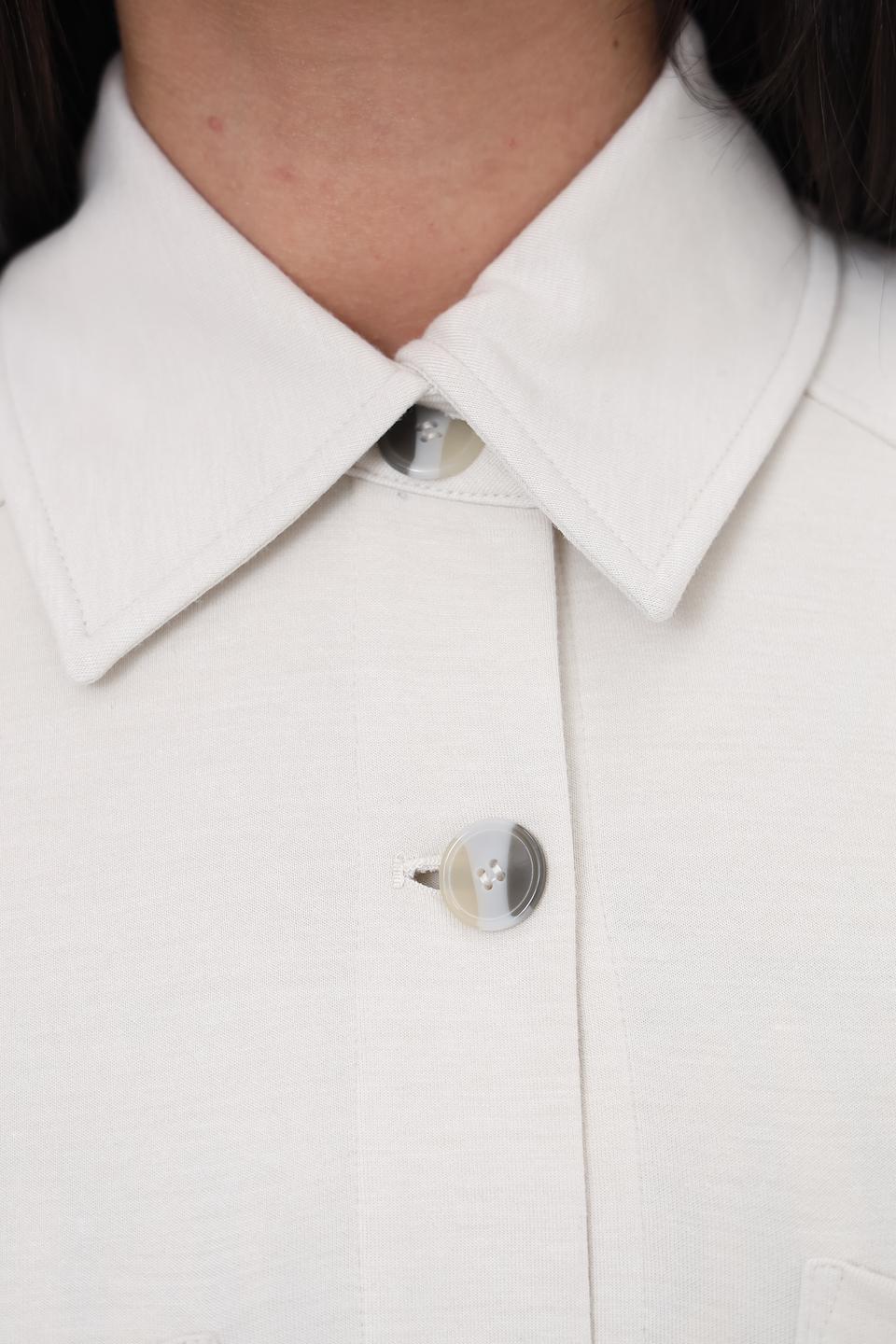 Жакет Lecomte приталенный бежевый