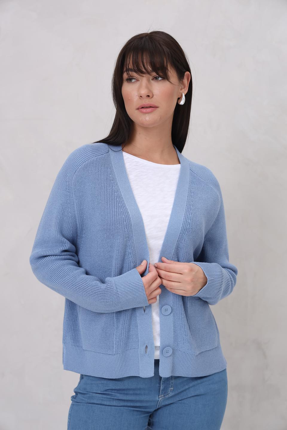 Кардиган Lecomte голубой