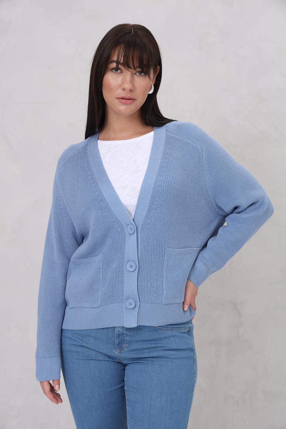 Кардиган Lecomte голубой