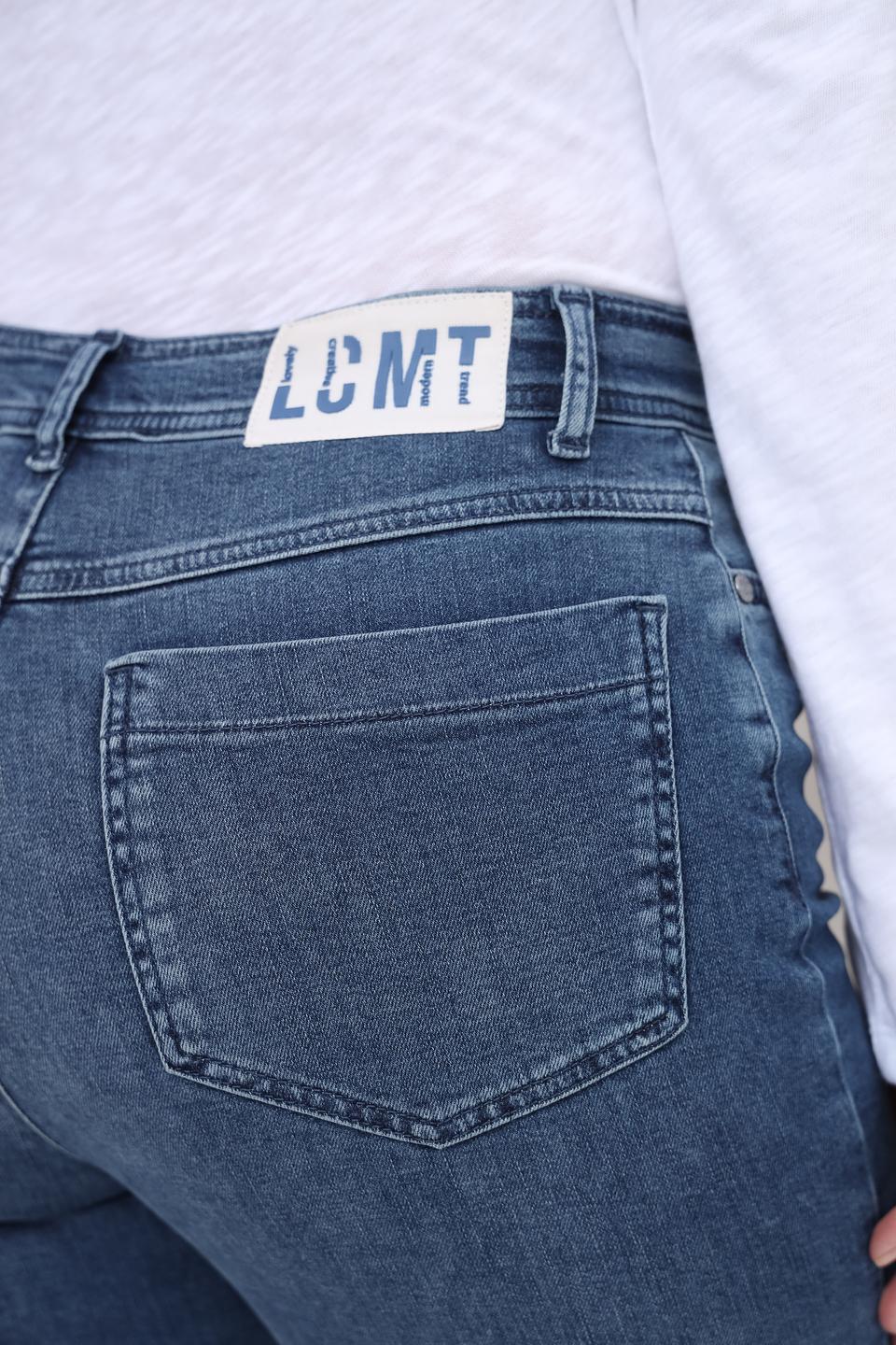 Джинсы Lecomte с потертостями indigo