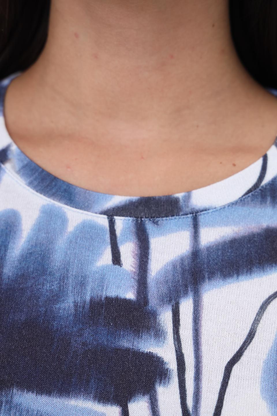 Блуза Lecomte с цветочным принтом