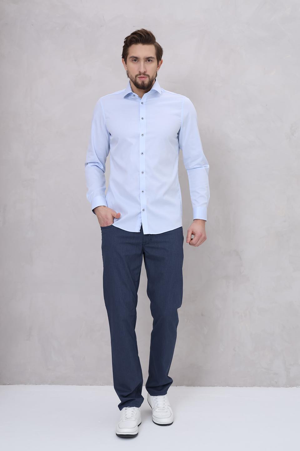 Рубашка Venti men голубая