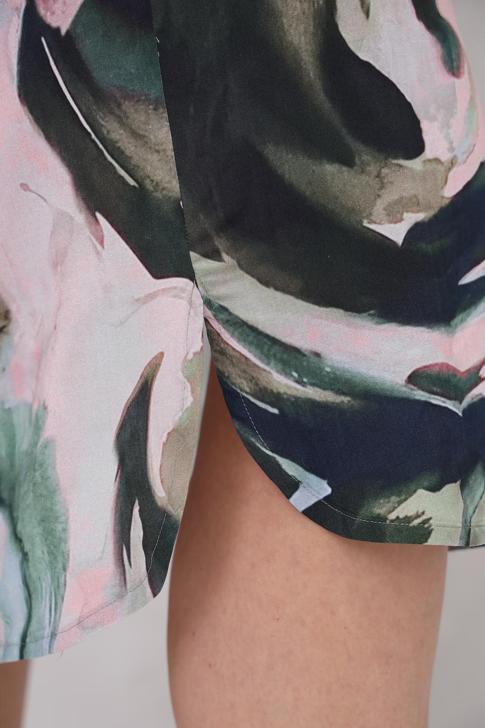 Платье Lecomte с цветочным принтом