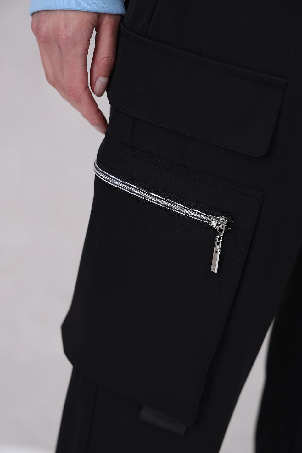 Брюки Monari чёрные с карманами
