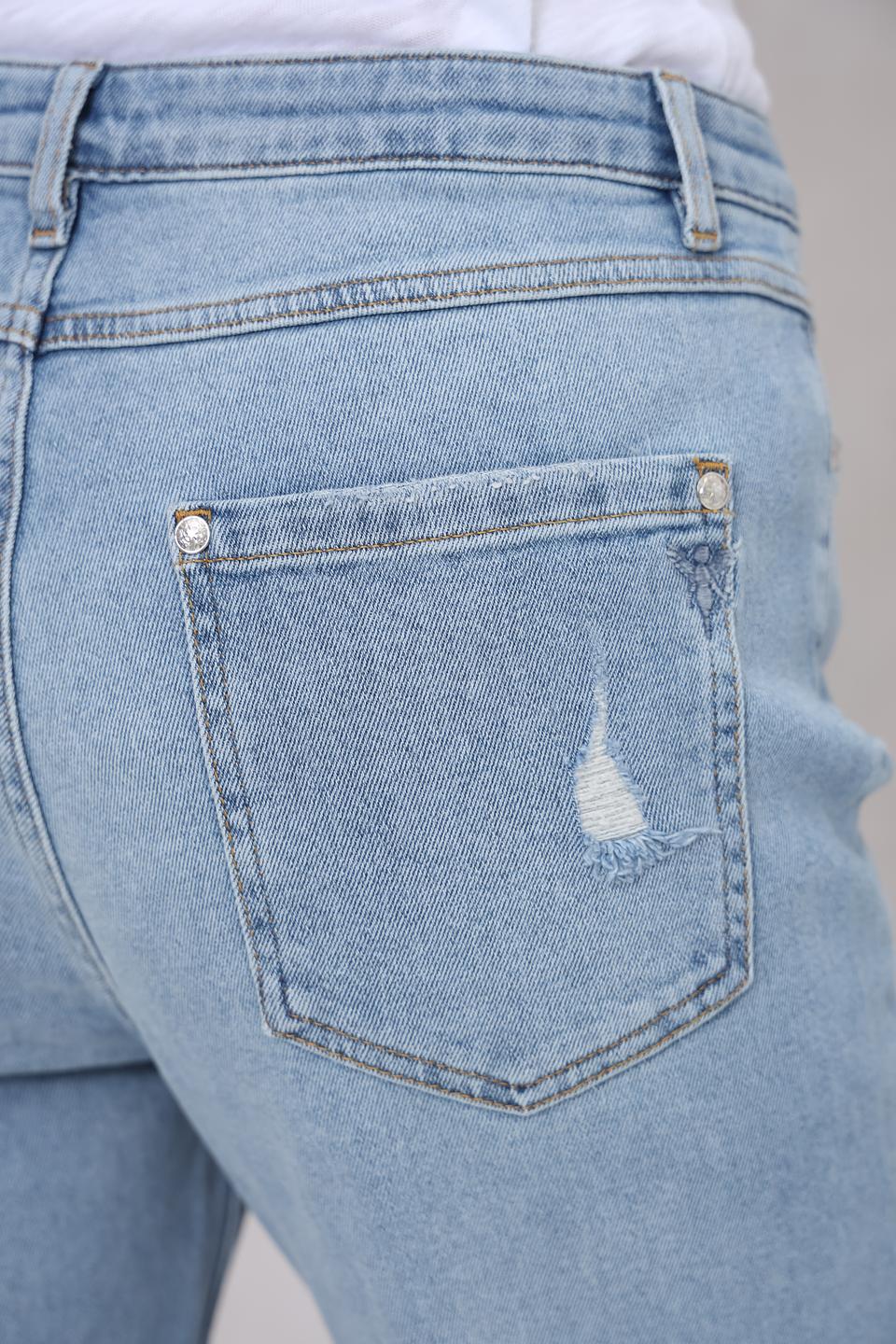 Джинсы Monari с рваностями голубые