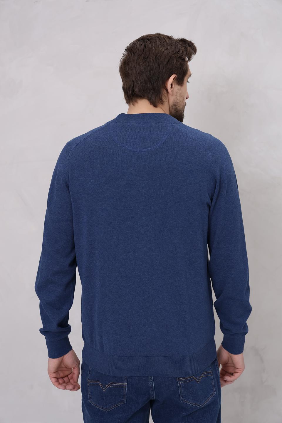 Кардиган Casa Moda синий на молнии