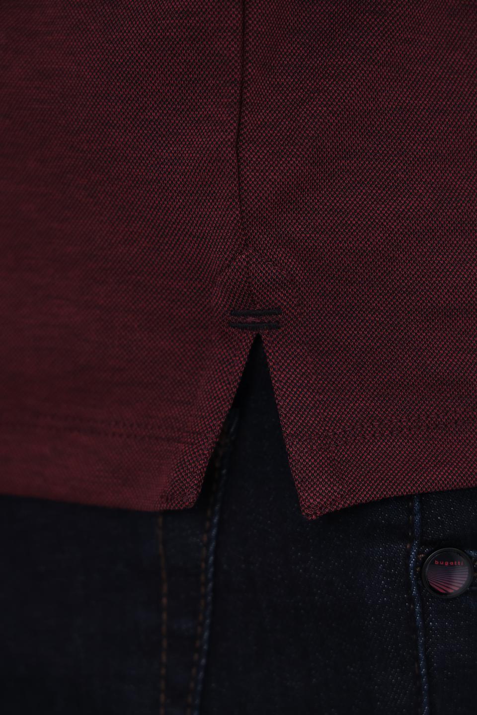 Поло Casa Moda с длинным рукавом бордовый