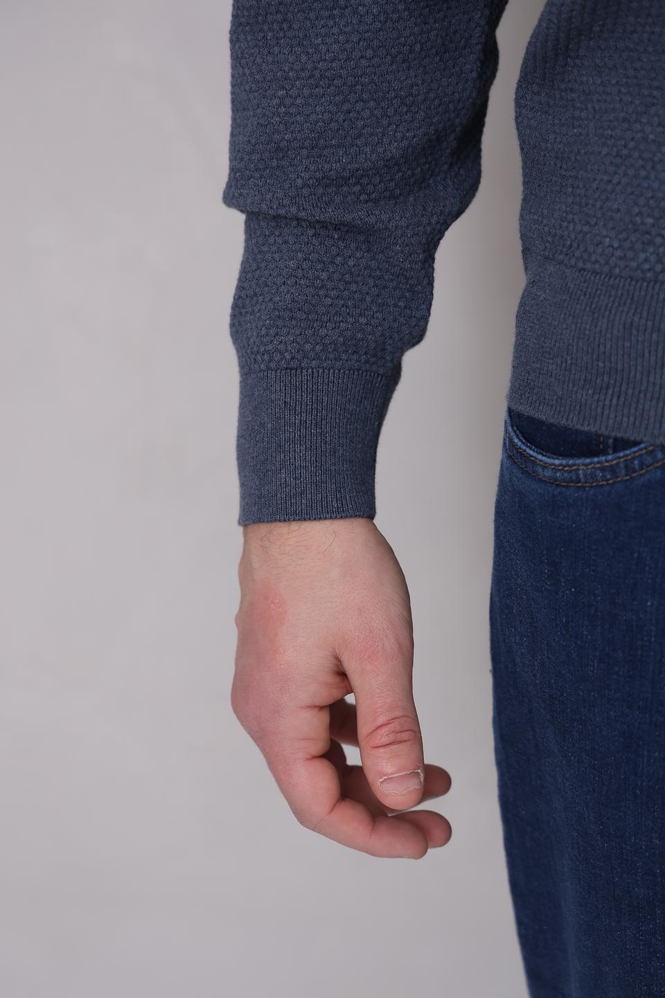 Кардиган Casa Moda мужской синий на молнии