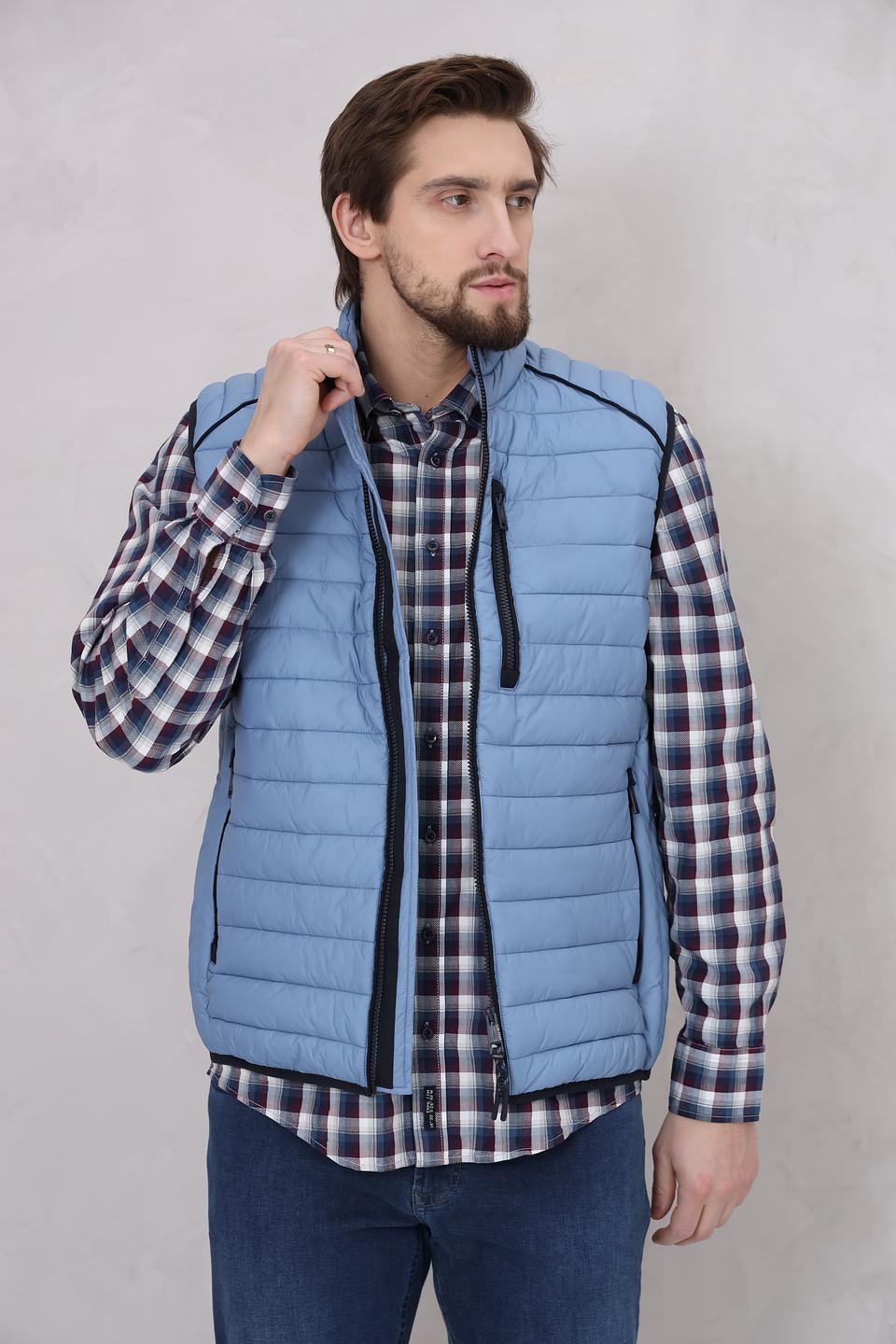 Жилет Casa Moda стеганый голубой