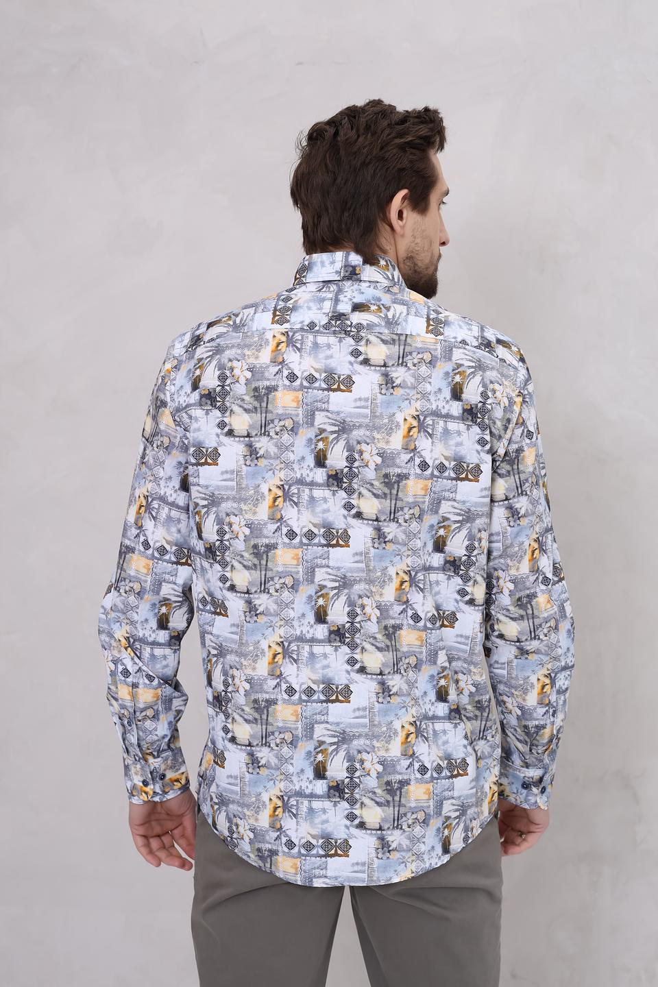 Рубашка Casa Moda с принтом