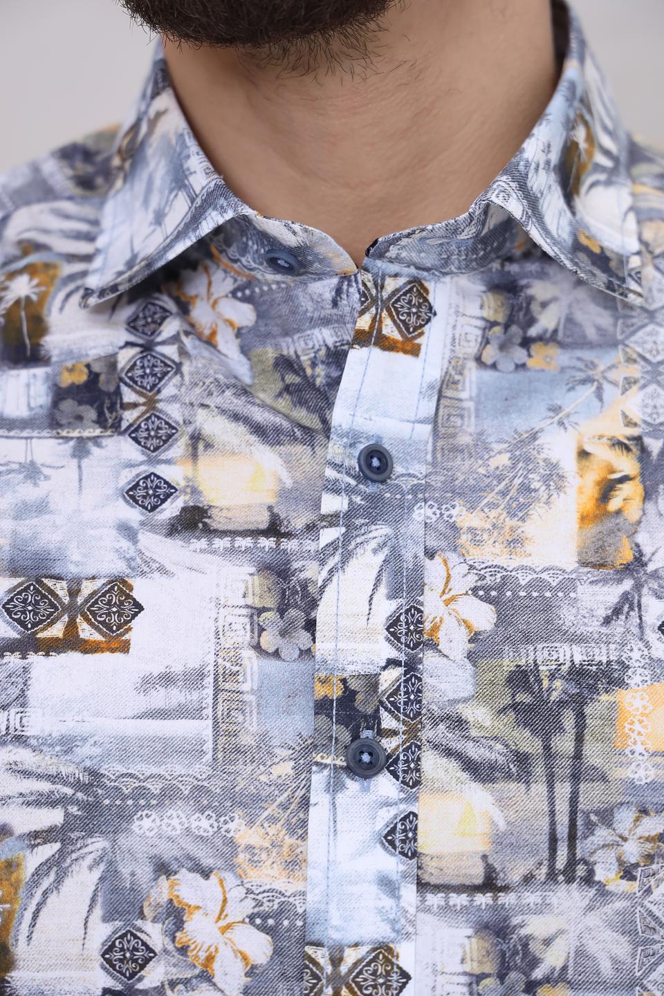 Рубашка Casa Moda с принтом