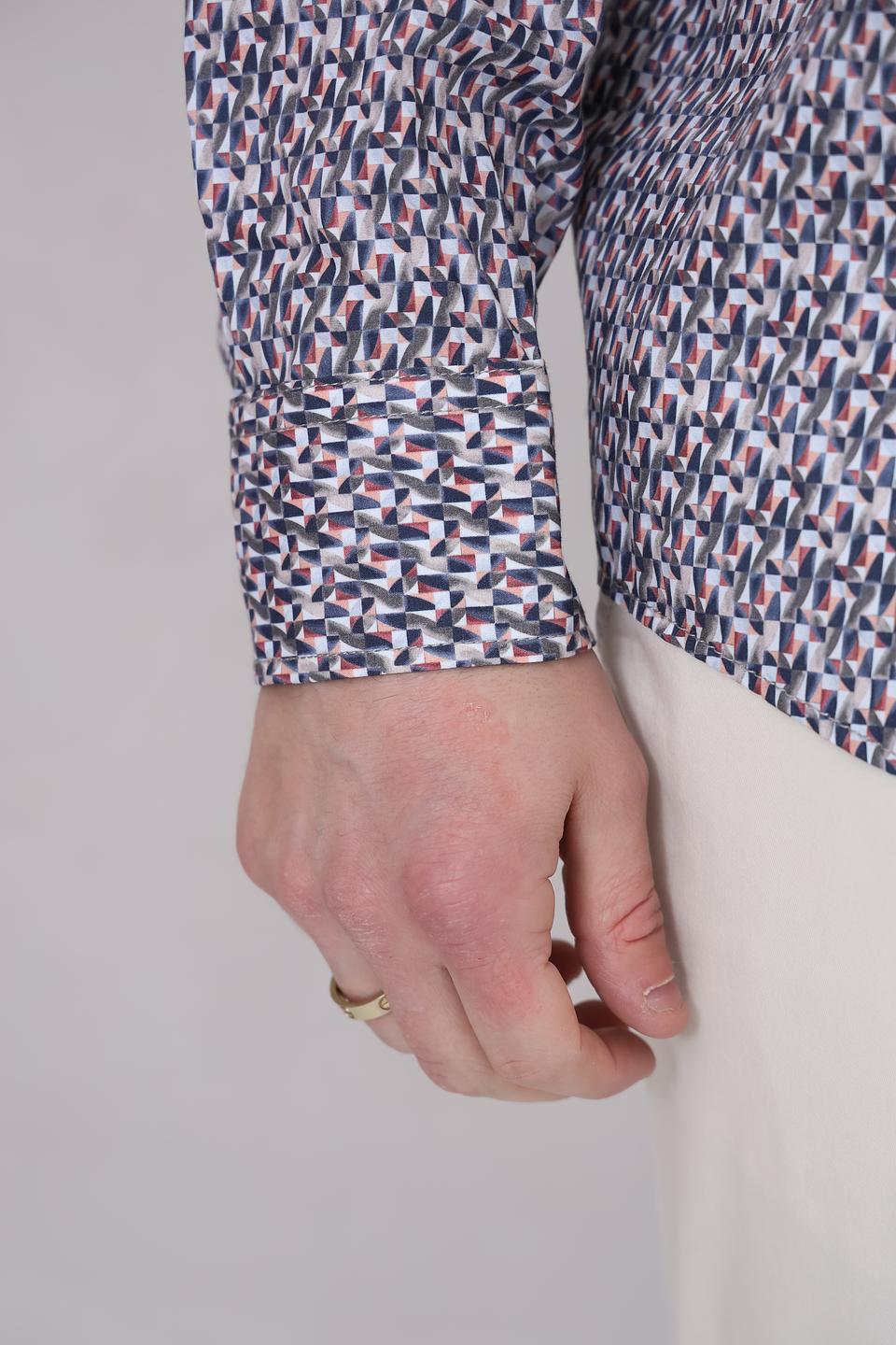 Рубашка Casa Moda с геометрическим принтом