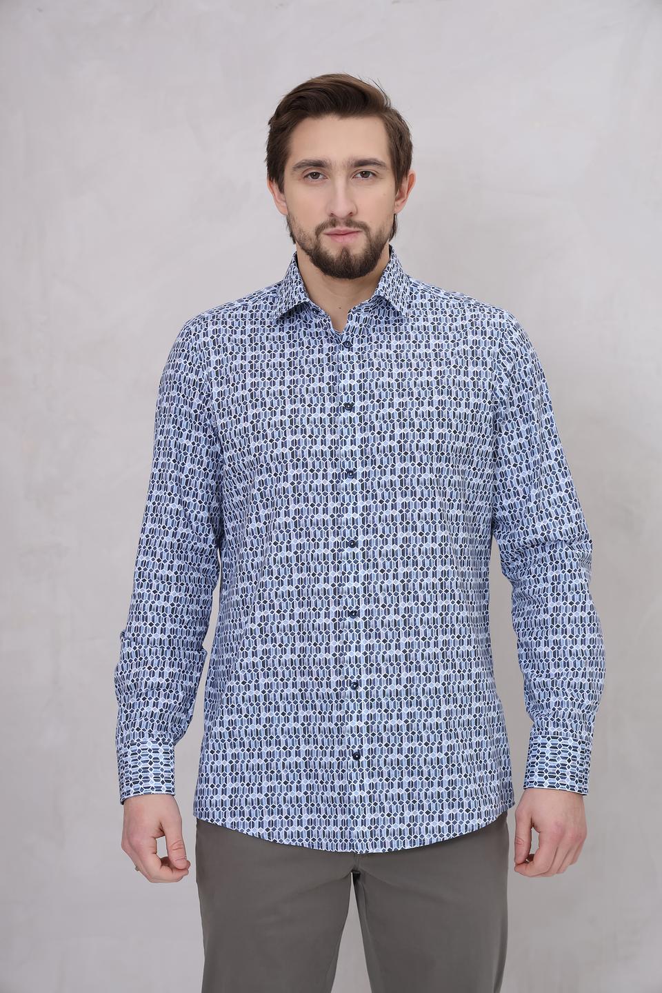 Рубашка Venti с геометрическим принтом