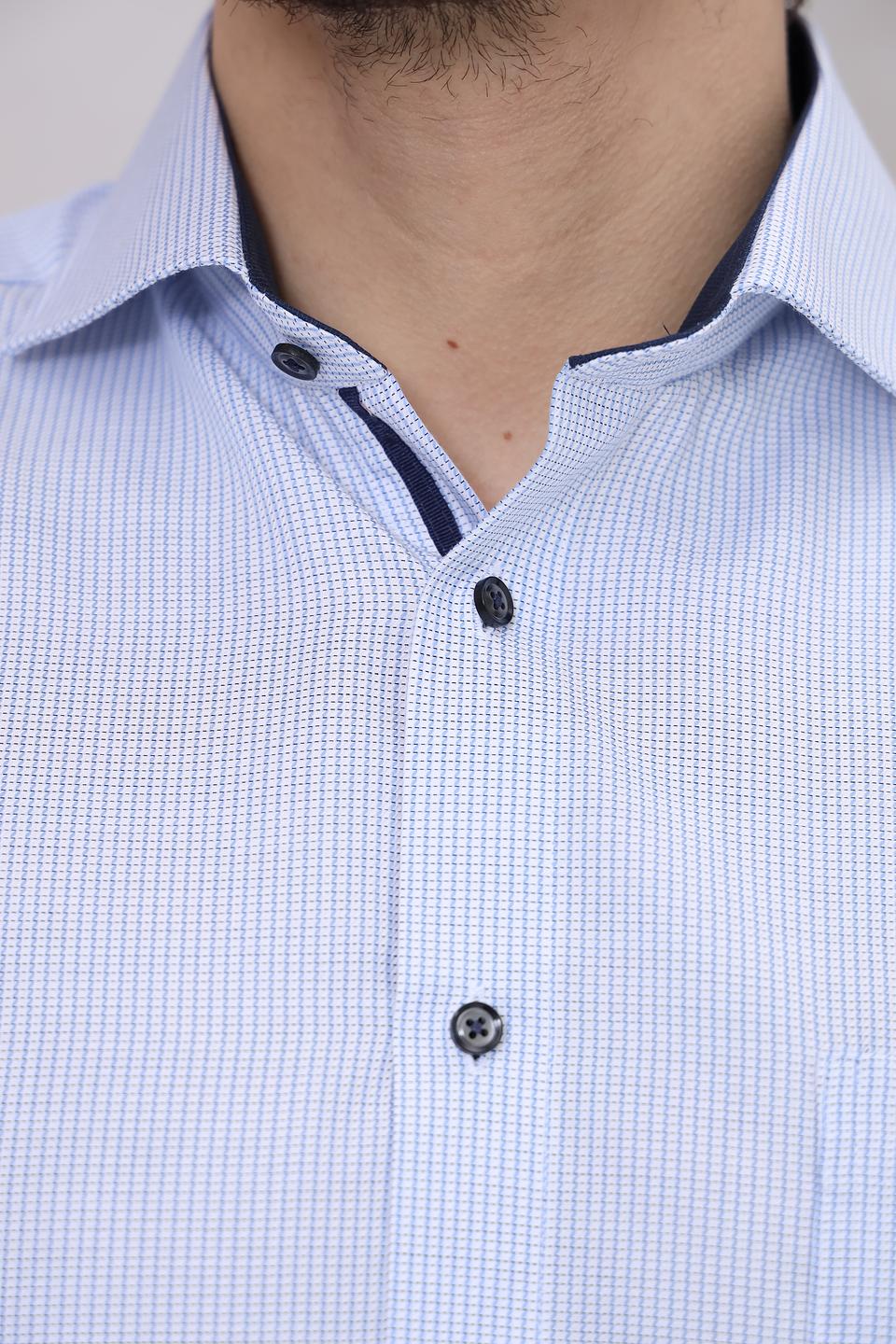 Рубашка Casa Moda в полоску голубая